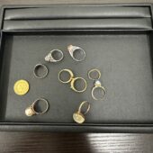 貴金属アクセサリーを札幌市西区の男性から買取いたしました。